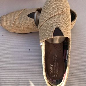 TOMS slip on shoes, size 6.5